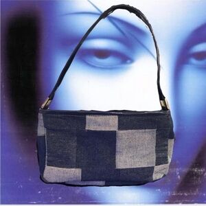 Patchwork Denim Shoulder Bag